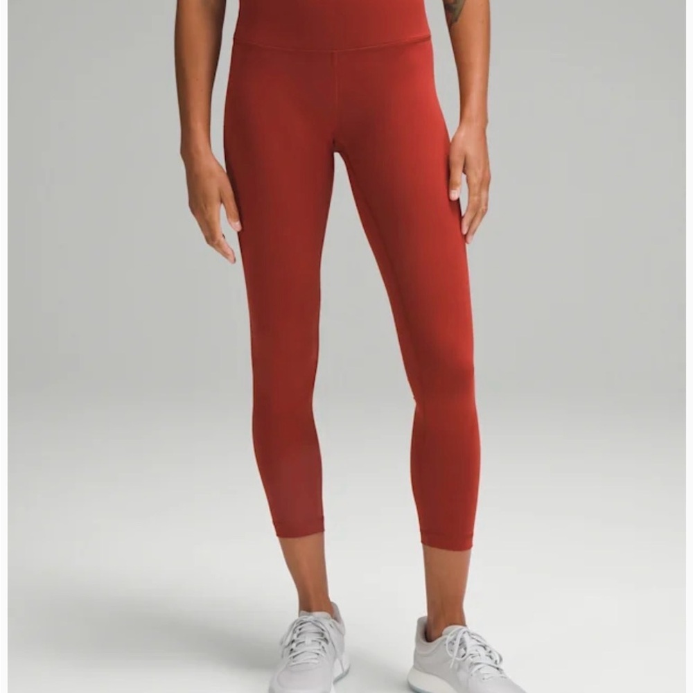 Lululemon Wunder Train 25” Tights -Color Terra Orange